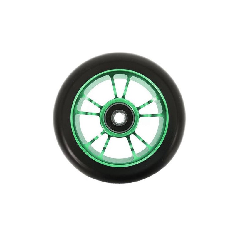 Kolečko BLUNT 10 Spokes 100mm | 86A | ABEC-9 | GREEN