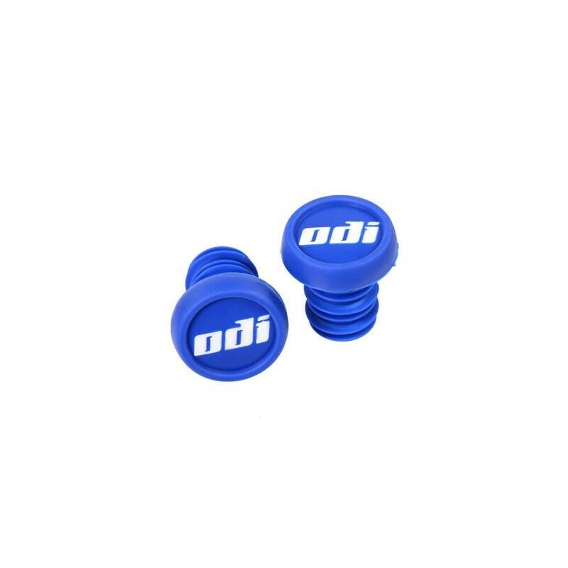 Koncovky ODI do řidítek ocelových | sada 2ks | BLUE