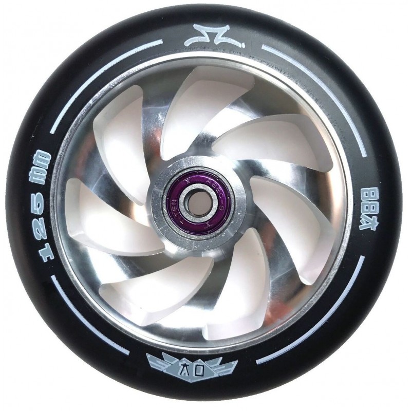 Kolečko AO Spiral 125mm | BLACK-SILVER