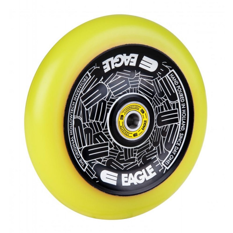 Kolečko EAGLE Hollowtech 115mm | 88A | 608-RS | BLACK-YELLOW