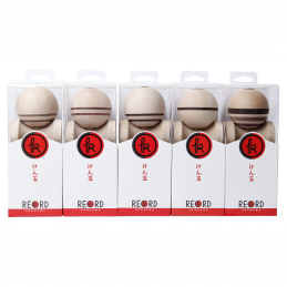 Kendama EUROPE Record | Maple | Stripes | Clear Recpaint | H1 - MURAMASA