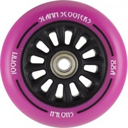 Kolečko SLAMM 100mm|ABEC-9| BLACK-PURPLE