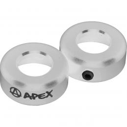 Koncovky APEX do řídítek | sada 2ks | SILVER