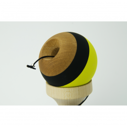 Kendama OKENDAMA Captain Latvia Marple | CANDY YELLOW - RUSH PAINT