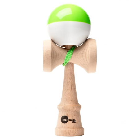Kendama KENDAMA USA Kaizen 3.0 Shift Half Split | GREEN-WHITE