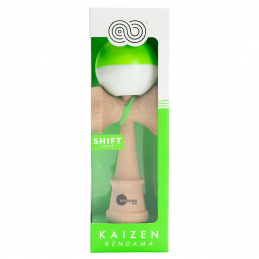 Kendama KENDAMA USA Kaizen 3.0 Shift Half Split | GREEN-WHITE