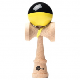 Kendama KENDAMA USA Kaizen 3.0 Shift Half Split | Sticky | BLACK-YELLOW
