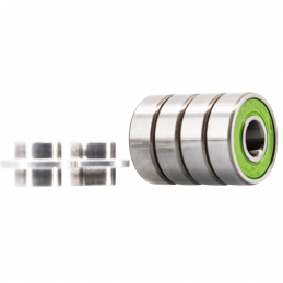 Ložiska MGP Madd K-3 Chrome High Speed Bearing | ABEC 11 | Sada 4ks s rozpěrkami