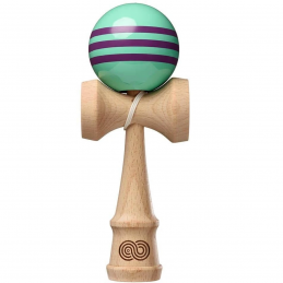 Kendama KENDAMA USA Kaizen Triple Stripe | Gloss | TEAL-PURPLE