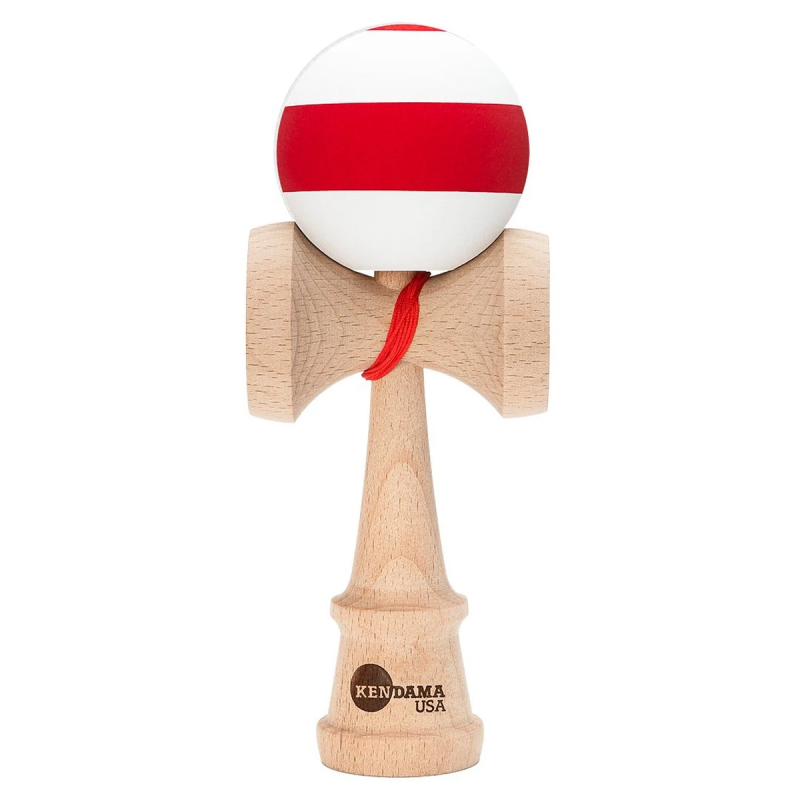Kendama KENDAMA USA Kaizen 3.0 Shift Retro | Silk | WHITE-RED
