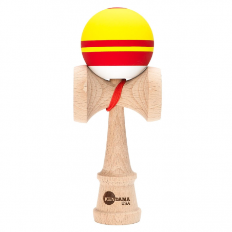Kendama KENDAMA USA Kaizen 3.0 Shift RCA | Silk | YELLOW-RED-WHITE