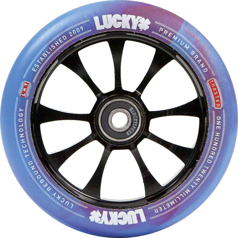 Kolečko LUCKY Toaster 120mm | 86A | SWIRL RED-BLUE