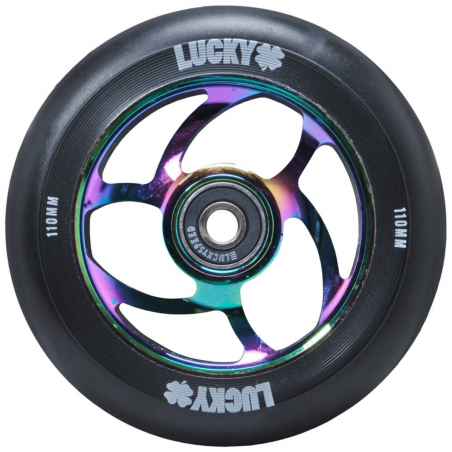 Kolečko LUCKY Torsion 110mm | 86A | BLACK-NEOCHROM