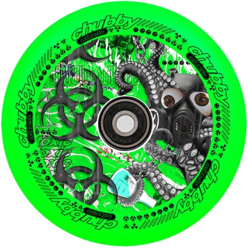 Kolečko CHUBBY Melocore Lab 110mm | ABEC-11 | NEON GREEN