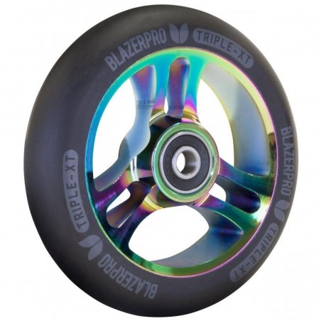 Kolečko BLAZERPRO Triple XT 110mm | 608RS | ABEC-11 | BLACK-NEOCHROME