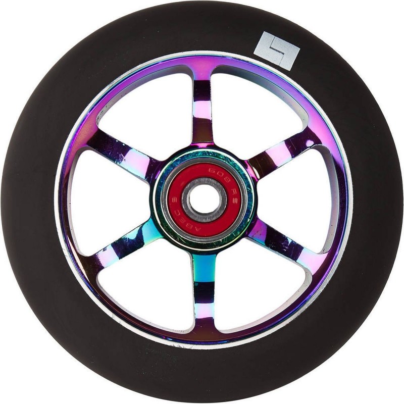 Kolečko LOGIC se 6 špicemi 110mm | 88A | ABEC-9 | NEOCHROME