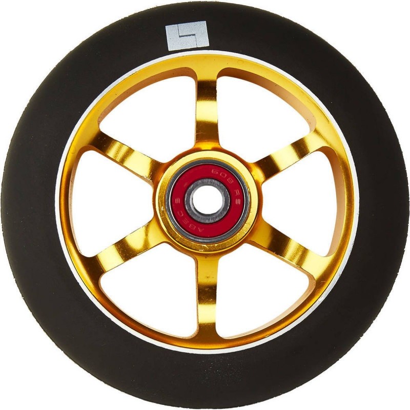 Kolečko LOGIC se 6 špicemi 110mm | 88A | ABEC-9 | GOLD