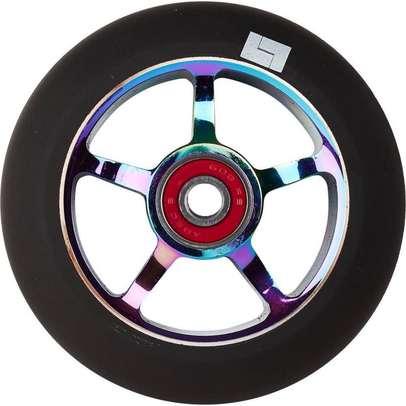 Kolečko LOGIC s 5 špicemi 100mm | 88A | ABEC-9 | NEOCHROME