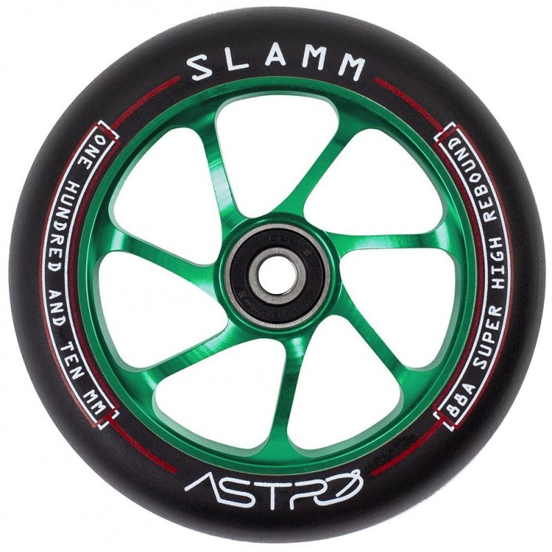 Kolečko SLAMM Astro 110mm | 88A | ABEC-9 | GREEN