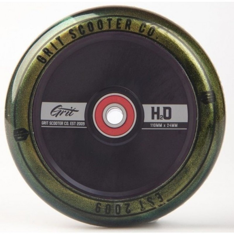 Kolečko GRIT Hollow Core H2O 110mm | ABEC 9 | BLACK-GOLD
