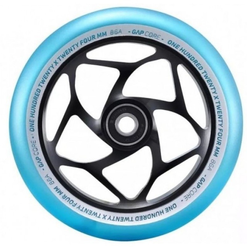 Kolečko BLUNT Gap Core 120x24mm | 86A | ABEC-9 | BLACK TEAL