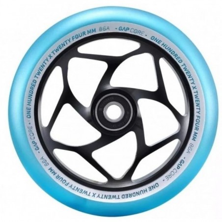 Kolečko BLUNT Gap Core 120x24mm | 86A | ABEC-9 | BLACK TEAL