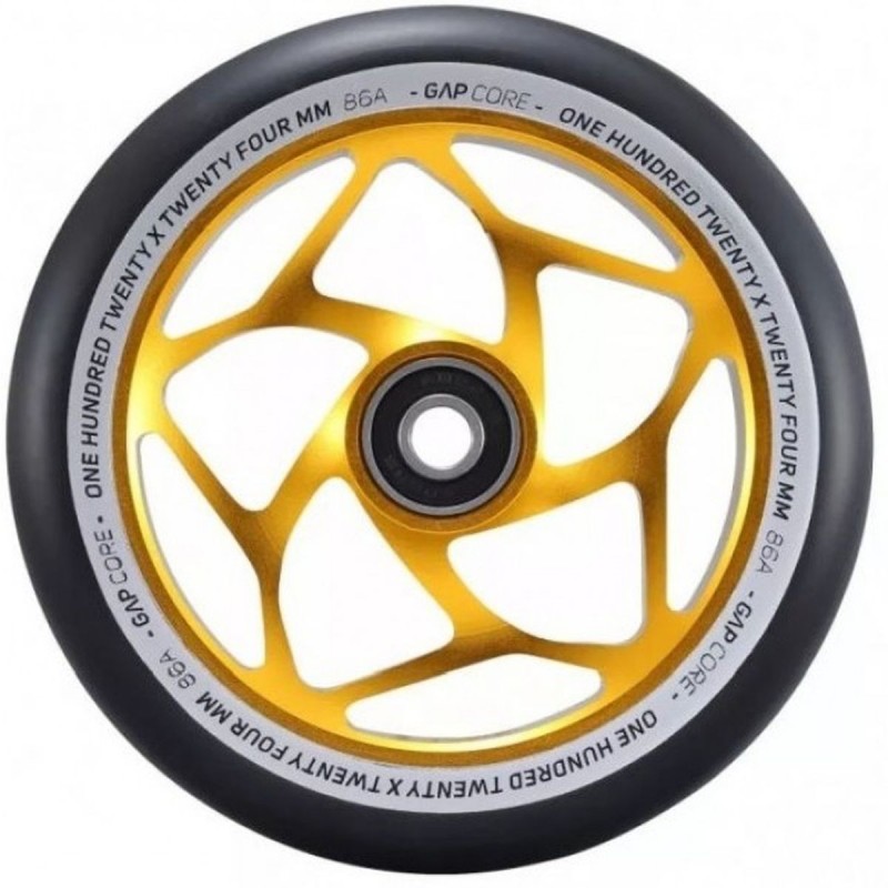 Kolečko BLUNT Gap Core 120x24mm | 86A | ABEC-9 | GOLD-BLACK