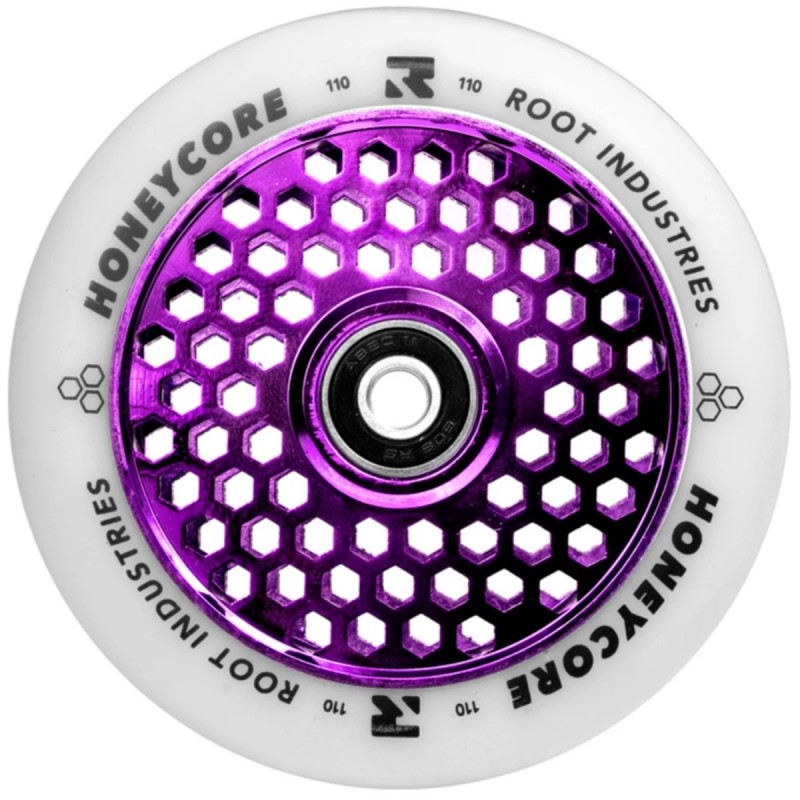 Kolečko ROOT HoneyCore 110mm | ABEC-11 | WHITE-PURPLE