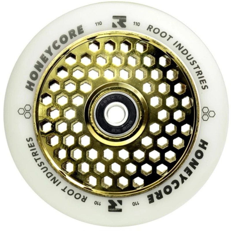 Kolečko ROOT HoneyCore 110mm | ABEC-11 | WHITE-GOLD
