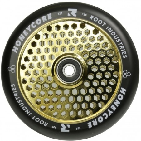 Kolečko ROOT HoneyCore 120mm | ABEC-11 | BLACK-GOLD RUSH