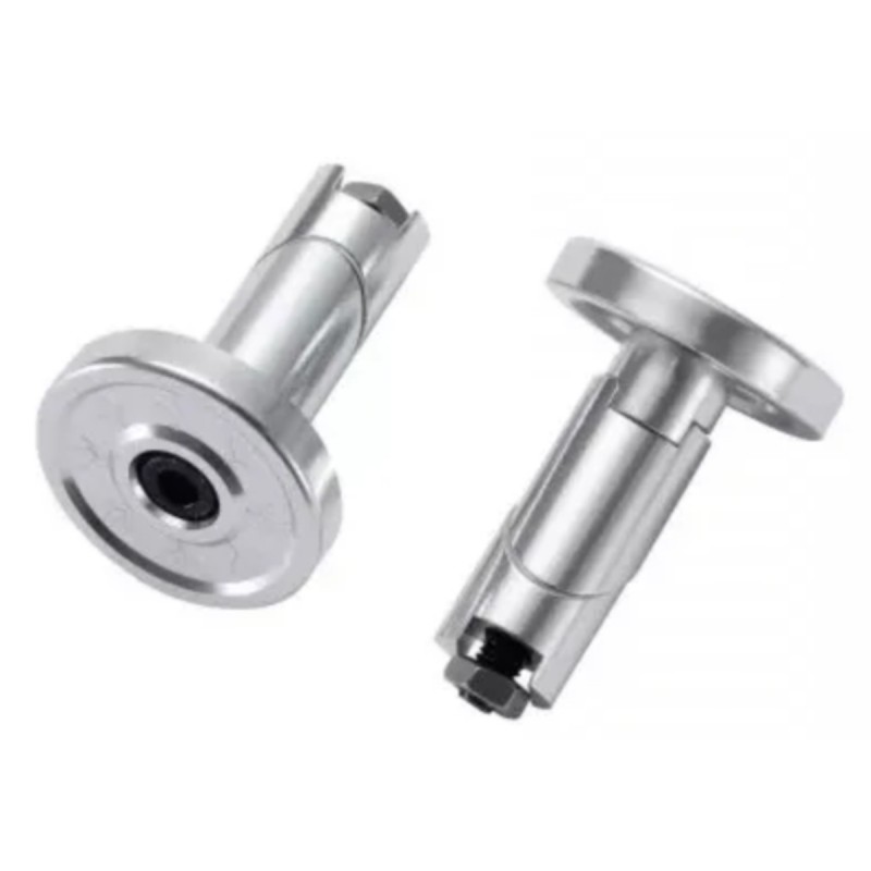 Koncovky BLUNT Alloy | sada 2ks | SILVER