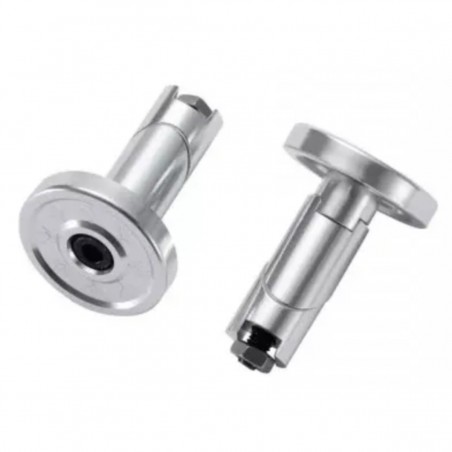 Koncovky BLUNT Alloy | sada 2ks | SILVER