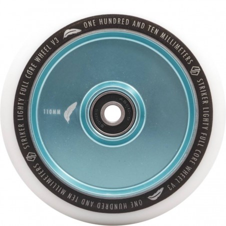 Kolečko STRIKER Lighty Full Core V3 WHITE PU 110mm | 88A | ABEC-9 | TEAL