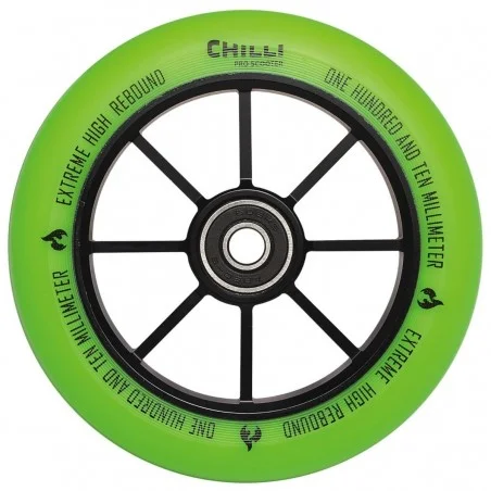 Kolečko CHILLI Base | 110mm | 90A | ABEC 9 | GREEN