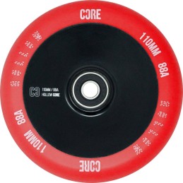 Kolečko CORE Hollowcore V2 110mm | 88A | ABEC-9 | BLACK-RED