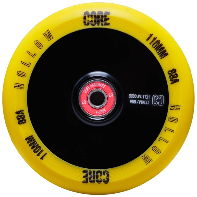 Kolečko CORE Hollowcore V2 110mm | 88A | ABEC-9 | BLACK-YELLOW