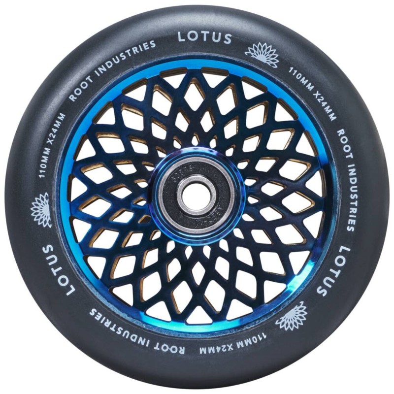 Kolečko ROOT Lotus 110mm | 88A | ABEC-11 | BLUE-RAY BLACK
