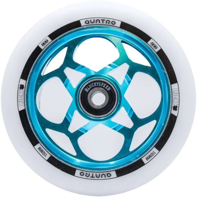 Kolečko LUCKY Quatro 110mm | 88A | TEAL-WHITE