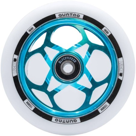 Kolečko LUCKY Quatro 110mm | 88A | TEAL-WHITE