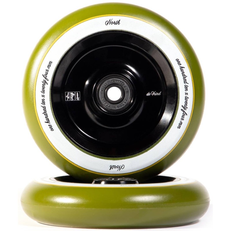 Kolečko NORTH Jon Dev Signature 110x24mm | 88A | ABEC-9 | OLIVE GREEN