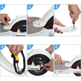 Držák zadního blatníku pro Xiaomi elektrické koloběžky M365/Pro
