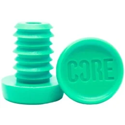Koncovky CORE do řidítek ocelových | sada 2ks | TEAL