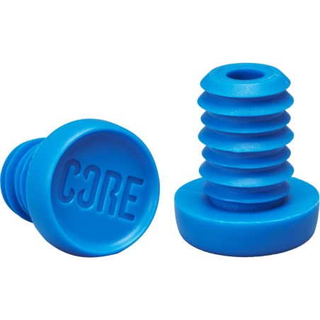Koncovky CORE do řídítek ocelových | sada 2ks | BLUE