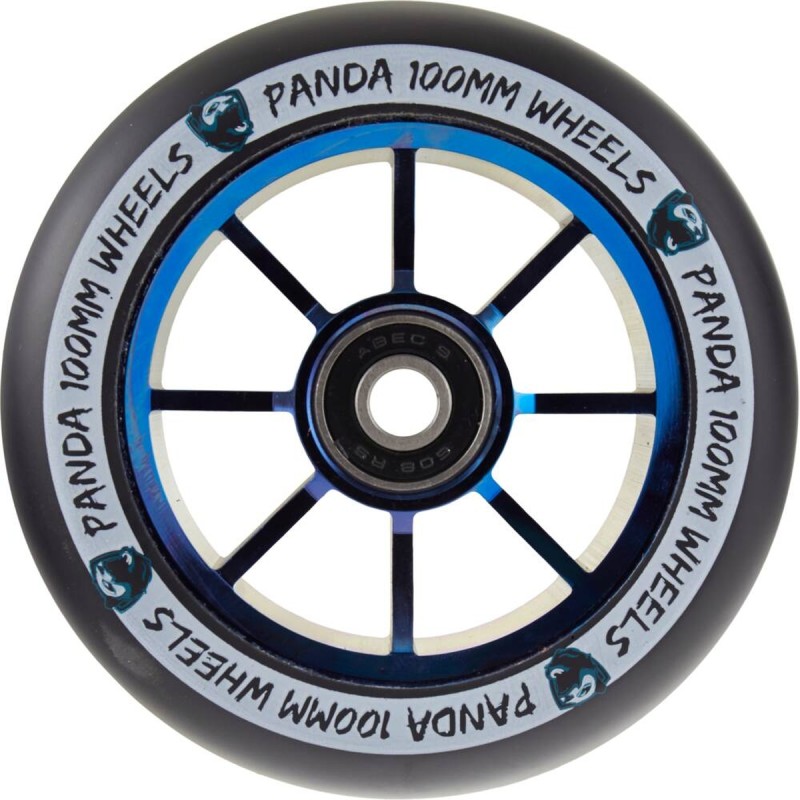 Kolečko PANDA Spoked V2 100mm | ABEC-9 | BLUE