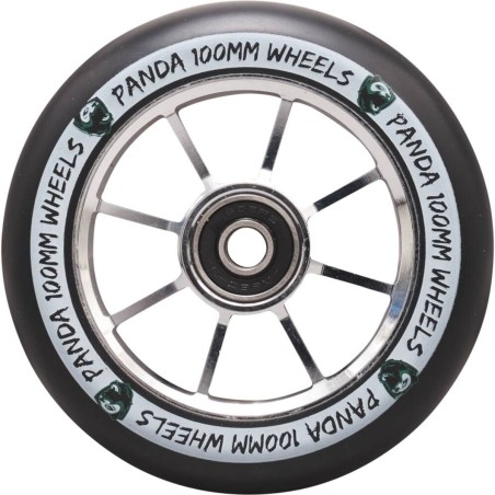 Kolečko PANDA Spoked V2 100mm | ABEC-9 | CHROME