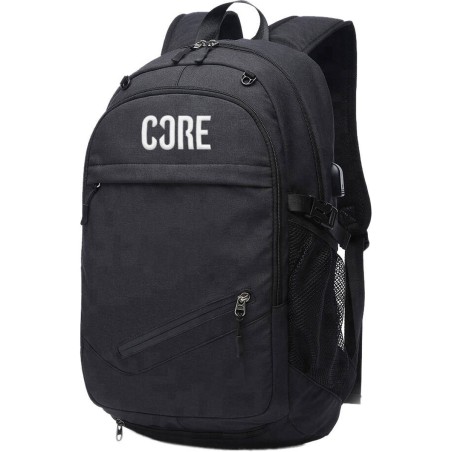 Batoh CORE se síťkou na helmu | BLACK