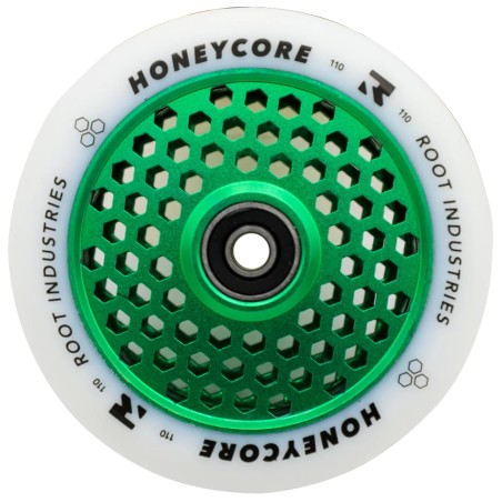 Kolečko ROOT HoneyCore 110mm | ABEC-11 | WHITE-GREEN