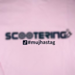 Tisk vlastního tiktok odkazu na Merch Scootering.cz - 1x