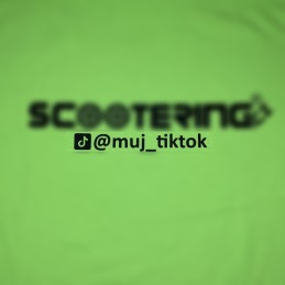 Tisk vlastního tiktok odkazu na Merch Scootering.cz - 1x