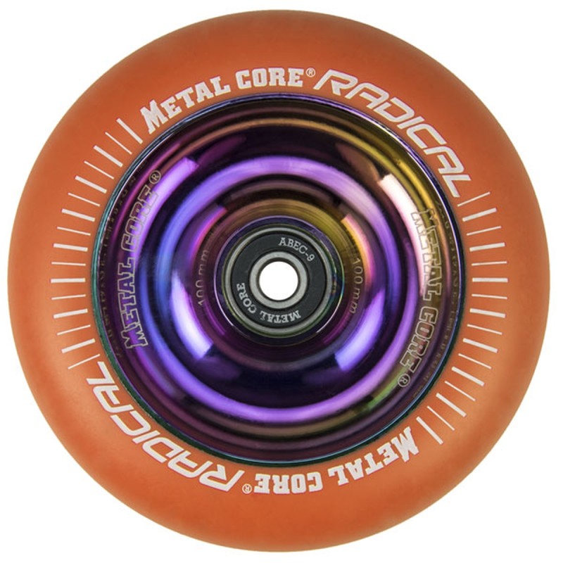 Kolečko METAL CORE Radical | 110mm | 88A | ABEC-9 | RAINBOW-ORANGE